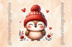 Owl|Printable Animal Sticker Product Image 2