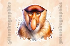 Monkey|Printable Animal Sticker Product Image 2