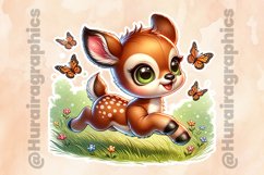 Deer|Printable Animal Sticker Product Image 2