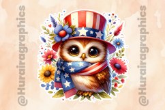 Owl|Printable Animal Sticker Product Image 2