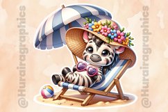 Zebra|Printable Animal Sticker Product Image 2