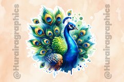 Peacock|Printable Animal Sticker Product Image 2