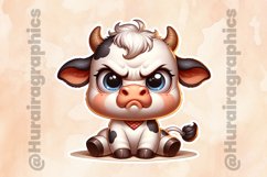 Cow|Printable Animal Sticker Product Image 2