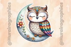 Owl|Printable Animal Sticker Product Image 2