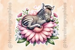 Zebra|Printable Animal Sticker Product Image 2
