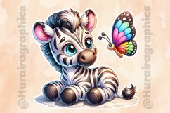 Zebra|Printable Animal Sticker Product Image 2