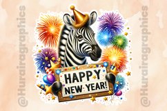 Zebra|Printable Animal Sticker Product Image 2