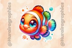 Clown fish|Printable Animal Sticker Product Image 2