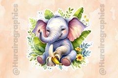Elephant|Printable Animal Sticker Product Image 2