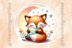 Fox|Printable Animal Sticker Product Image 2