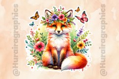 Fox|Printable Animal Sticker Product Image 2