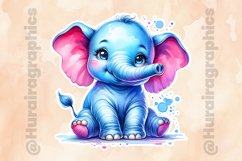 Elephant|Printable Animal Sticker Product Image 2
