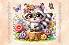 Raccon|Printable Animal Sticker Product Image 2