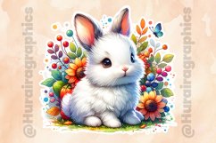 Floral animal|Printable Animal Sticker Product Image 2