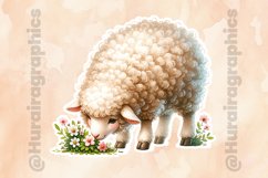 Sheep|Printable Animal Sticker Product Image 2