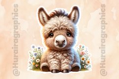 Donkey|Printable Animal Sticker Product Image 2