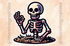 Floral Skull|Printable Animal Sticker Product Image 2