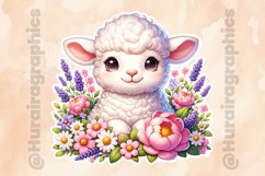 Sheep|Printable Animal Sticker Product Image 2