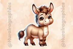 Donkey|Printable Animal Sticker Product Image 2