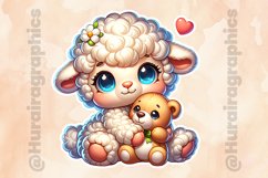 Sheep|Printable Animal Sticker Product Image 2