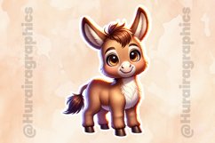 Donkey|Printable Animal Sticker Product Image 2