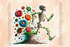 Floral Skull|Printable Animal Sticker Product Image 3