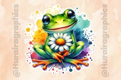 Frog|Printable Animal Sticker Product Image 2
