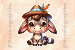 Donkey|Printable Animal Sticker Product Image 2
