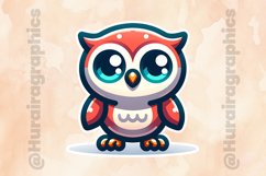 Owl|Printable Animal Sticker Product Image 2
