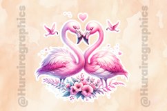 Flamingo|Printable Animal Sticker Product Image 2