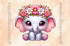 Elephant|Printable Animal Sticker Product Image 2