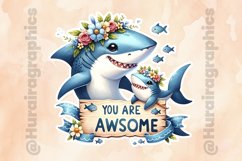 Shark|Printable Animal Sticker Product Image 2