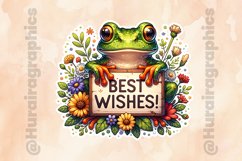 Frog|Printable Animal Sticker Product Image 2