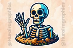 Floral Skull|Printable Animal Sticker Product Image 2