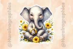 Elephant|Printable Animal Sticker Product Image 2