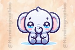 Elephant|Printable Animal Sticker Product Image 2