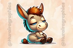 Donkey|Printable Animal Sticker Product Image 2