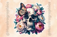Floral Skull|Printable Animal Sticker Product Image 2