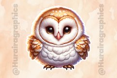 Owl|Printable Animal Sticker Product Image 2