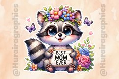 Raccon|Printable Animal Sticker Product Image 2