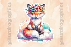 Fox|Printable Animal Sticker Product Image 2
