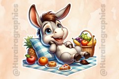 Donkey|Printable Animal Sticker Product Image 2