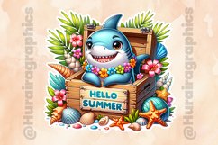 Shark|Printable Animal Sticker Product Image 2