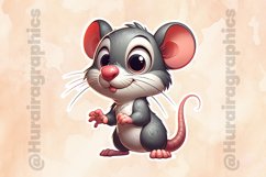 Rat|Printable Animal Sticker Product Image 2