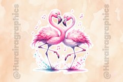 Flamingo|Printable Animal Sticker Product Image 2