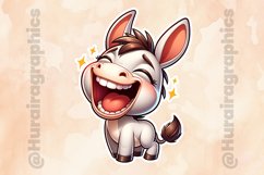 Donkey|Printable Animal Sticker Product Image 2