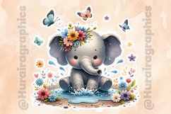 Elephant|Printable Animal Sticker Product Image 2