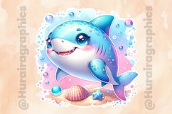 Shark|Printable Animal Sticker Product Image 2