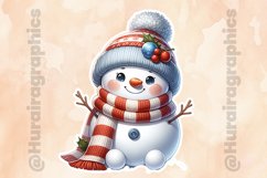 Snow Men |Printable Animal Sticker Product Image 2