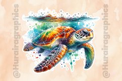 Turtle|Printable Animal Sticker Product Image 2